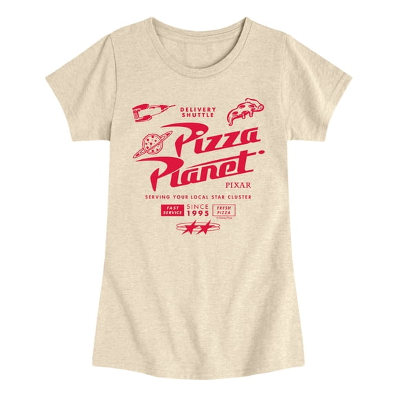 Disney - Pizza Planet Jersey - Youth Girls Short Sleeve T-Shirt