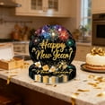 thumbnail image 5 of Beautynvta Happy New Year Tableware Set, Black and Gold 2026 Disposable Plates with Fireworks and Champagne Designs, 9-inchs Paper Plates Set, Serves 16, 5 of 6
