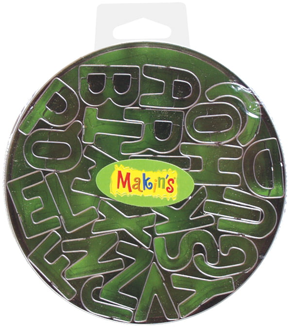 Makin's clay cutter set-majuscules alphabet 