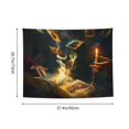 thumbnail image 6 of Uemuo Magical Tarot Reading Printed 29x37 Inch Tapestry Wall Hanging – Lightweight & Durable – Perfect for Dorm Decor, Beach Throw, Sofa Cover, Tablecloth, 6 of 8