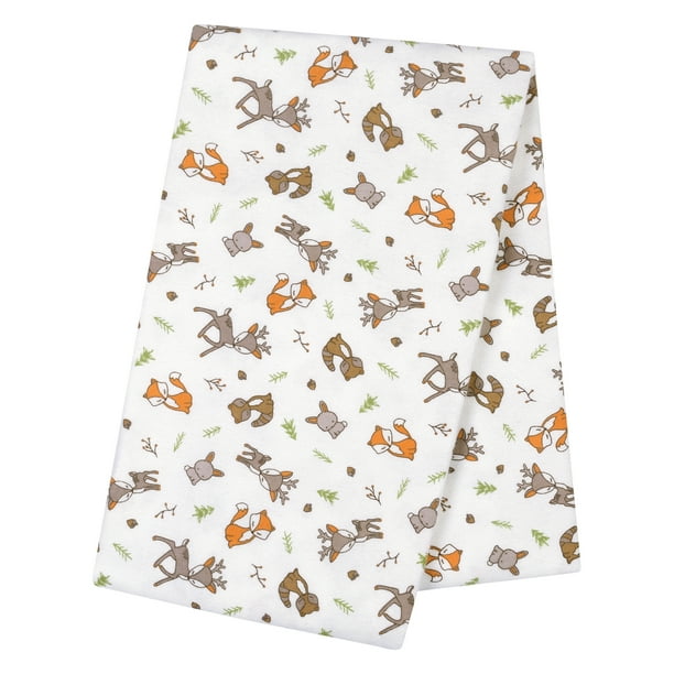 Forest Nap Jumbo Deluxe Flannel Swaddle Blanket