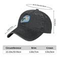 thumbnail image 4 of ZICANCN Sports Snowboarder Casquette de Baseball Réglable Femmes, Chapeaux pour Hommes Adulte Lavé Coton Denim Baseball Caps Mode, 4 of 6