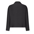 thumbnail image 6 of Outfmvch Cotton Button Down Shirts for Women Lapel Gauze Tops Linen Tops for Women Linen Button Down Shirt Women V Neck Tops Outfits Boho Ethnic Style Peasant Tee Black L, 6 of 6