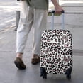thumbnail image 3 of Pink Leopard Butterfly Pattern Luggage Cover Fashion Suitcase Cover Baggage Covers Fit 25-28 Inch Luggage (Go Travel), 3 of 5