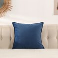thumbnail image 2 of Juego de 2 fundas de almohada decorativas para sofá, sofá, decoración del hogar, funda de almohada cuadrada para sofá, cama, dormitorio, sala de estar | Funda de cojín con cremallera decorativa suave, 2 of 6