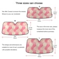 thumbnail image 6 of Iauyy Foldable Windshield Sun Shade for Cars, Interior Sun Protection for car UV Protection for Sedan/SUV/Truck, (S/M/L) High Color Saturation, 6 of 7