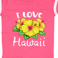 thumbnail image 4 of Inktastic I Love Hawaii Hibiscus Flowers Boys or Girls Baby Bodysuit, 4 of 5