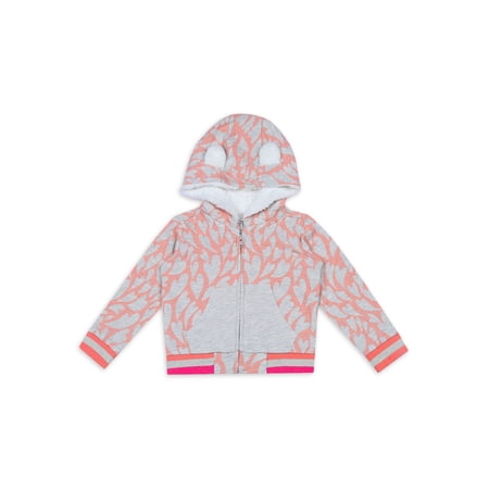 earth by art & eden Baby Girl Fleece Hoodie