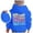 AB919 Blue, variant on Bainana Kids Girls' Hoodies Letter Print Long Sleeve Hooded Sweatshirts Comfort Fit Child School Play Tops Clothes Blue Size 2-3 Years