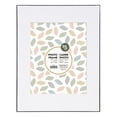 thumbnail image 1 of DesignOvation Slimline 11" X 14" Matted to 8" X 10" Black Picture Frame, 1 of 10
