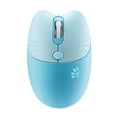 thumbnail image 2 of Lindo mouse inalámbrico 2.4G 4 botones Mute Ergonómico Diseño de dibujos animados Ratón óptico delgado para viaje portátil, computadora, PC, 3 DPI - azul Soledad Ratón inalambrico, 2 of 7