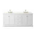 thumbnail image 7 of Wyndham Collection Wcv232380d-Qtz-Us3mxx Avery 80" Free Standing Double Basin Vanity Set -, 7 of 7