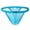 1Pack:Blue, variant on Men's Mesh Breathable Stretch Low Rise Contour Pouch Thong Underwear, Blue, 1-Pack, S