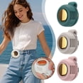 thumbnail image 3 of Portable Clip On Fan, Mini Bladeless Fan, Silent Rechargeable Clip Fans with 3 Speeds and Waist Hanging Design for Outdoor and Hands-Free Cooling, 3 of 11