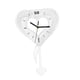 thumbnail image 4 of Reloj de pared silencioso en forma de corazón, versátil y ligero, de acrílico, ideal Plata, 4 of 9