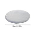 thumbnail image 2 of Taotanxi Stool Cushion Round 12/14 Inch Round Chair Cushions with Ties for Dining Chairs Round Seat Pads/Cushions,Gray, 2 of 6
