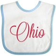 thumbnail image 3 of Inktastic Ohio Boys or Girls Baby Bib, 3 of 4