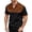 Black, variant on CAIVO Polo Shirts For Men Stylish Color Plaid Short Sleeve Shirt With Half Zip Stand Collar And Zippered Pocket Lapel Classic Fit Golf Tops For Vacation , XL