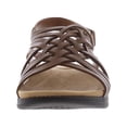thumbnail image 5 of Easy Spirit Womens Mar Leather Slingback Flat Sandals, 5 of 5