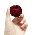 thumbnail image 4 of Skegnu Halloween Thanksgiving Decorative 1 Pc Velvet Pumpkins 5cm/2" Table Decor House Prop Pumpkin Decorations, 4 of 4