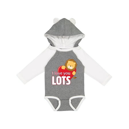 

Inktastic I Love You Lots Lion Gift Baby Boy or Baby Girl Long Sleeve Bodysuit