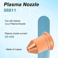 thumbnail image 5 of CPAN IPT-45 Plasma Torch Tip 56811 Electrode 56576 Shield Stand-off fit Harbor Cutter, 5 of 8