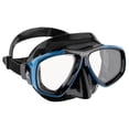 thumbnail image 1 of Visor Máscara Adulto CRESSI  Focus Negro/Azul Dos Lentes Transparentes Graduables, 1 of 7
