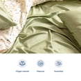 thumbnail image 3 of Juego de Sábanas de Bambú Luuna, Queen Size, Sábanas de Cama Frescas y Suaves verde, 3 of 8