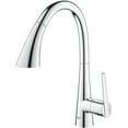 thumbnail image 2 of Grohe 32298003 Zedra Single-Handle Pull Down Kitchen Faucet Triple Spray 1.75 GPM In Starlight Chrome Finish, 2 of 5