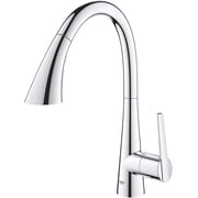 Grohe 32298003 Zedra Single-Handle Pull Down Kitchen Faucet Triple Spray 1.75 GPM In Starlight Chrome Finish