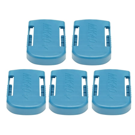 

5Pcs Battery Holder Portable Power Tool Battery Storage Rack with Countersunk Screw Holes for 40V Lithium Battery