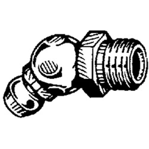 AMZ Clips And Fasteners 8mm-1.0 45 Degree Grease Fittings DIN 71412 (7445) 10pk