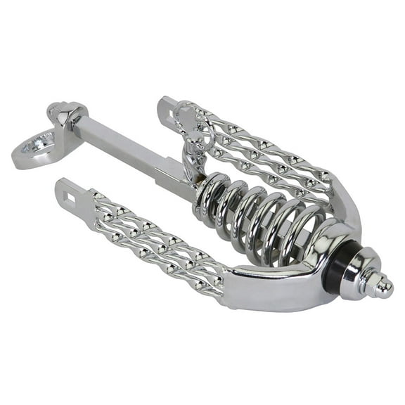 Bike Spring Fork Slammer W/Triple Flat Twisted Crown Chrome.