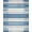 Blue And Cream, Pattern 2, variant on ODIKA Layering Boho Striped Ticking Stripe Farmhouse Felpudo Gingham for Bedroom, Bedside, Nursery, Pet Friendly & Kids Safe
