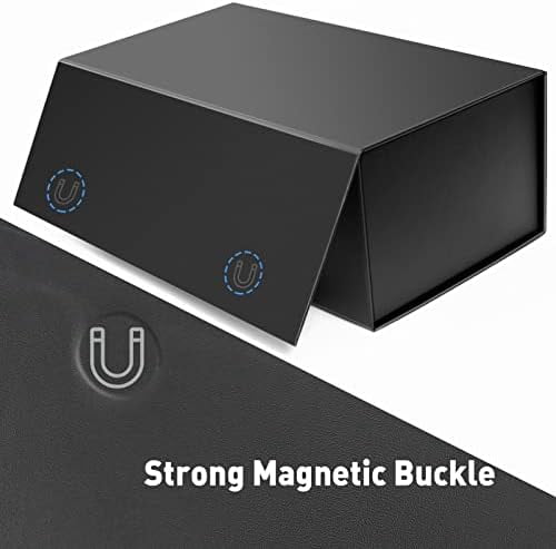 Quivanta 3x5 Index Card Holder Card File Box Organizer, Hold 1200 3x5-Inch Flash Cards 1 Pack Black