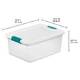 thumbnail image 3 of Sterilite 6 Sets of 32-Quart & 12 Sets of 15-Quart Latch Lid Tote, 3 of 12