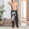 thumbnail image 2 of Sikiie Monochrome Giraffe Expression Pajama Pants Men, PJ Bottoms, Sleep & Lounge Pants-X-Large, 2 of 6