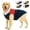 Red&Blue, variant on MAMORE Dog Coat,Dog Jacket for Winter & Cold Weather Ultra Thick Plush Lining with Storage Pocket(Red&Blue,XL)