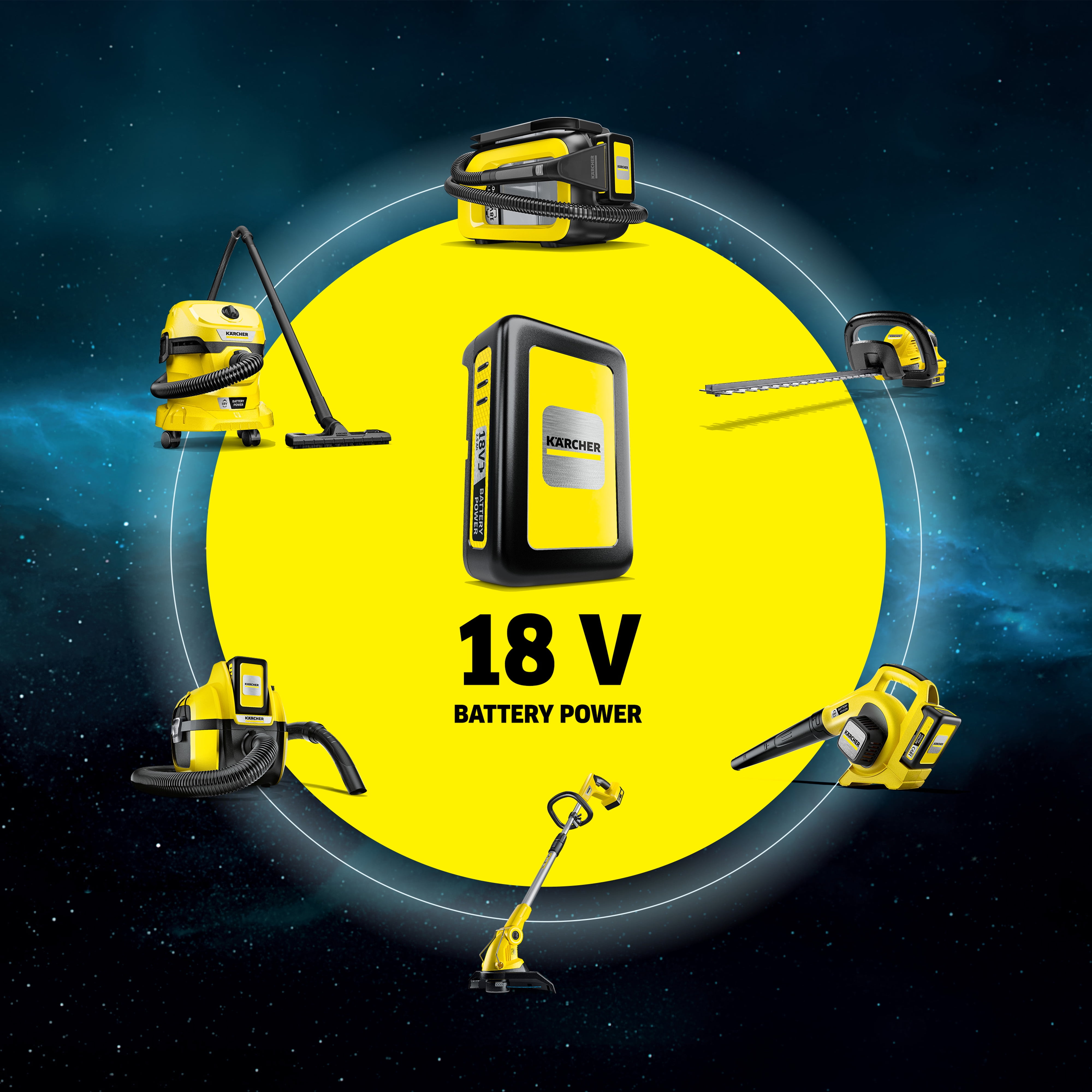 Karcher Cordless Leaf Blower, with Scraper, 130 mph, LBL 2 - Tool Only