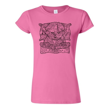 Junior Daydream Dream Doodle Imagination Salih Gonenli Artworks Funny DT T-Shirt Tee