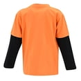thumbnail image 4 of Boys Long Sleeve King Of Halloween Shirt (4Y, Orange), 4 of 5
