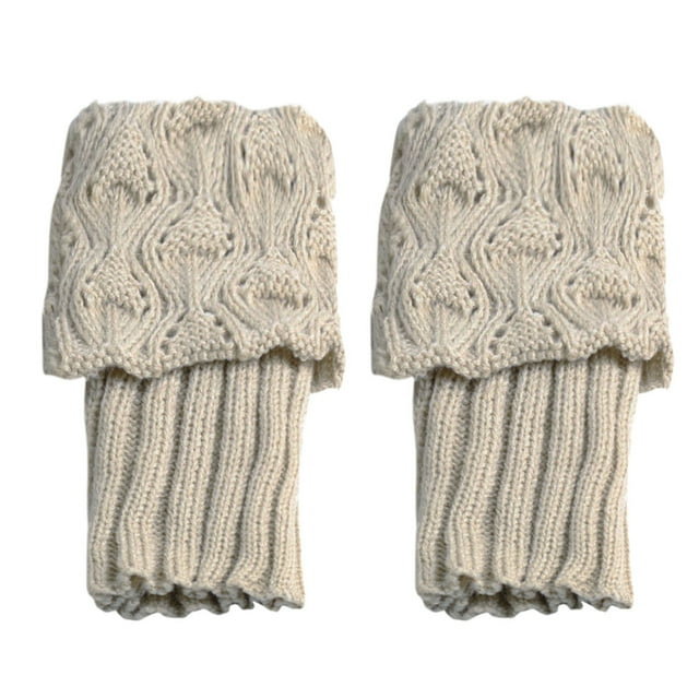 Leg Warmers for Women for Winter 80s Ribbed Knit Leg Warmer Winter Warm Long Boot Socks