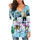 thumbnail image 1 of Camiseta suelta estampada a la moda para mujer, blusa de manga larga, cuello redondo, camisetas informales Pompotops  FGAJ5724, 1 of 6