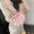 thumbnail image 2 of Bolso Cubo para Mujer PU Con Lazo Axila Gran Capacidad Fiesta Y, 2 of 9