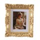 thumbnail image 3 of Marco de fotos de diseño retro, soporte para fotos, adorno artesanal único, exhibición para montar en la pared Oro, 3 of 9