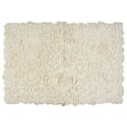 thumbnail image 2 of Home Weavers Bell Flower Collection Bathroom Rug 100% Cotton Tufted Bath Rugs, Soft Absorbent Bath Rugs, Non-Slip Bath Mats, Machine Washable, Bath Mats for Bathroom Floor, 21"x34" Rectangle, Ivory, 2 of 9