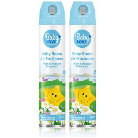 Baby Love Baby Room Air Freshener Fresh Pleasant Scent Baby Blue 8 Oz (2 PACK)