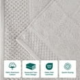 thumbnail image 4 of Superior Lodie Cotton Solid 3 Piece Towel Set, Black, 4 of 9