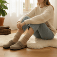 thumbnail image 5 of Vegan Suede Clogs for Women, Classic Closed Toe, Adjustable Buckle Slip-on Comfort Mules, Arch Support Shoes, 5 of 11