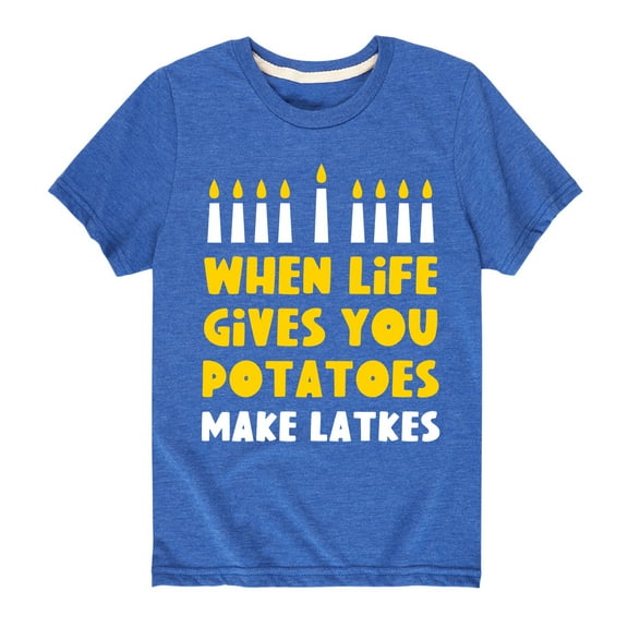 Instant Message - When Life Gives You Potatoes - Toddler And Youth Short Sleeve T-Shirt